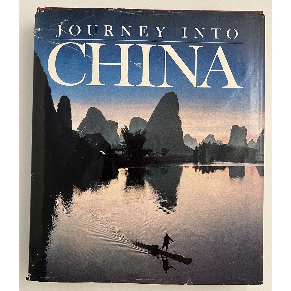 National Geographic Journey Into China Hard Cover w/ Map & Sleeve Book